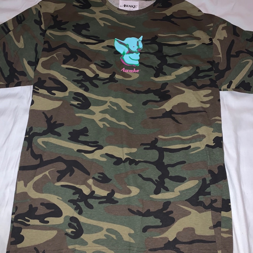 Awake Camo Elephant Tee